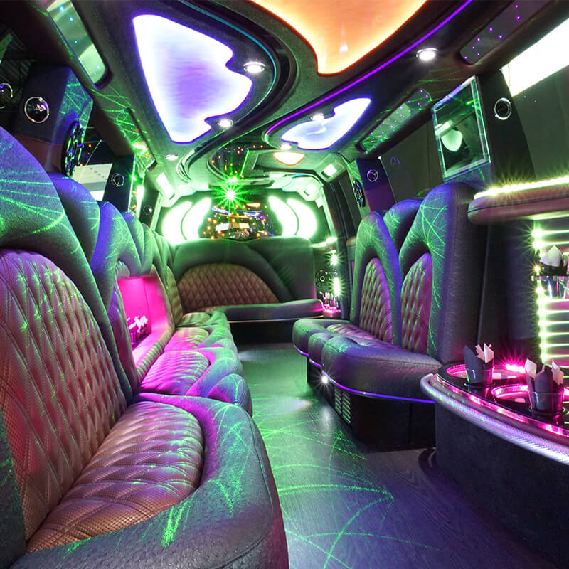 party bus interior