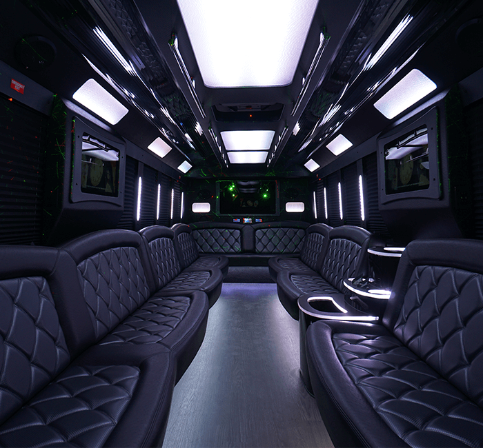 party bus interior